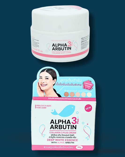 Alpha Arbutin 3 Plus Collagen Cream 50g for dark spots, pigmentation and brightening skincare in Pakistan